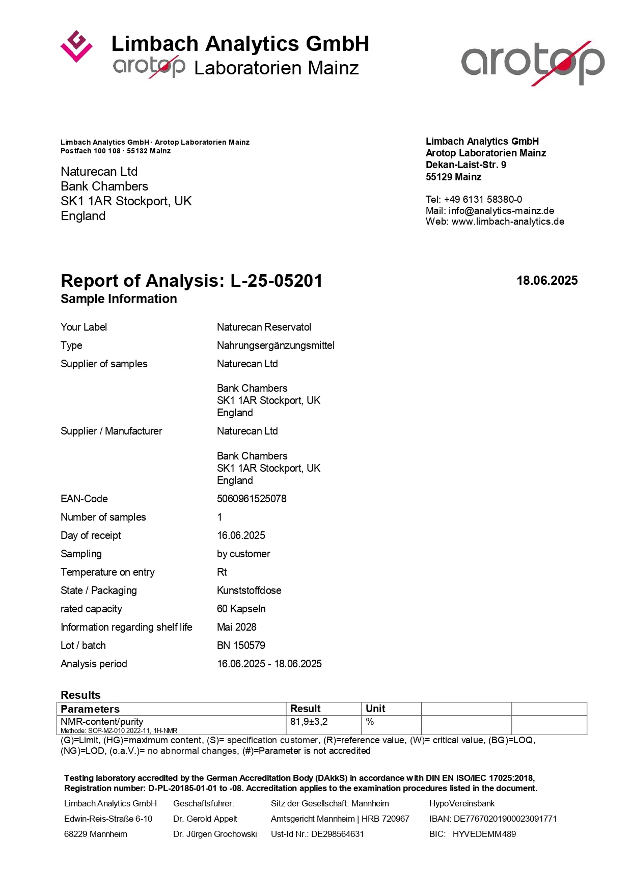 Resveratrol Cápsulas - Image 3